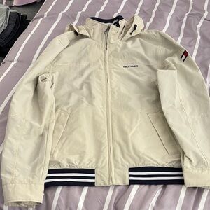 Tommy Hilfiger Men's Beige Windbreaker coat